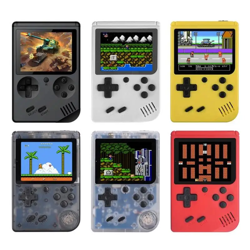 
Retro Mini Handheld Game Console 8-Bit 3.0 Inch Color LCD Screen Kids Game Player Built-in 168 Games Portable Player Hot 