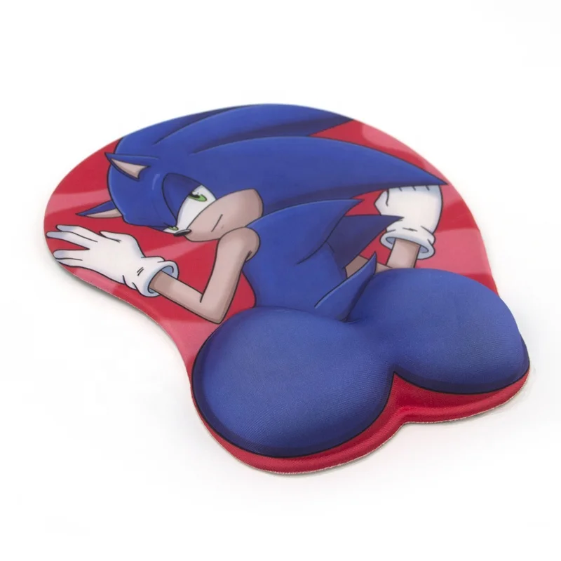 Custom Design Cute Silicone Gel Wrist Rest Ass Mouse Pad