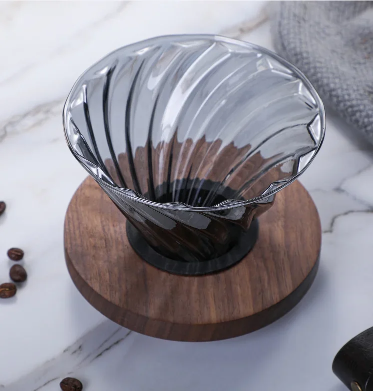 hot selling Glass coffee filter cup Spot coffee filter coffee Dripper for home and cafe