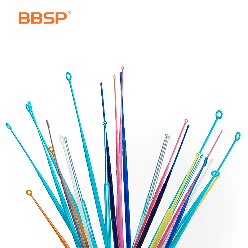 BBSP Laboratory Disposable Plastic Sterile Inoculating Loop and Needle Inoculum Inoculation Loops 1ul 10ul