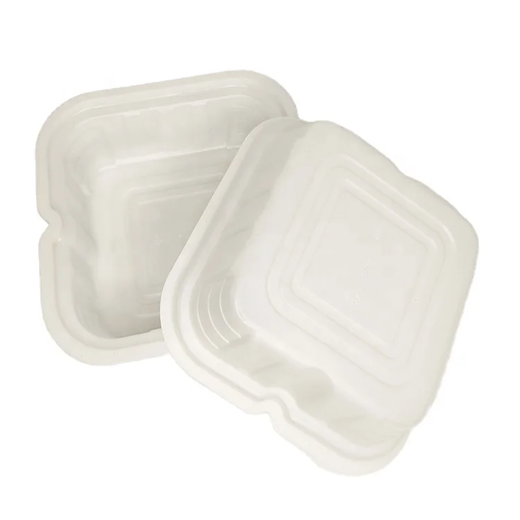 Bamboo biodegradable materials food container disposable plates