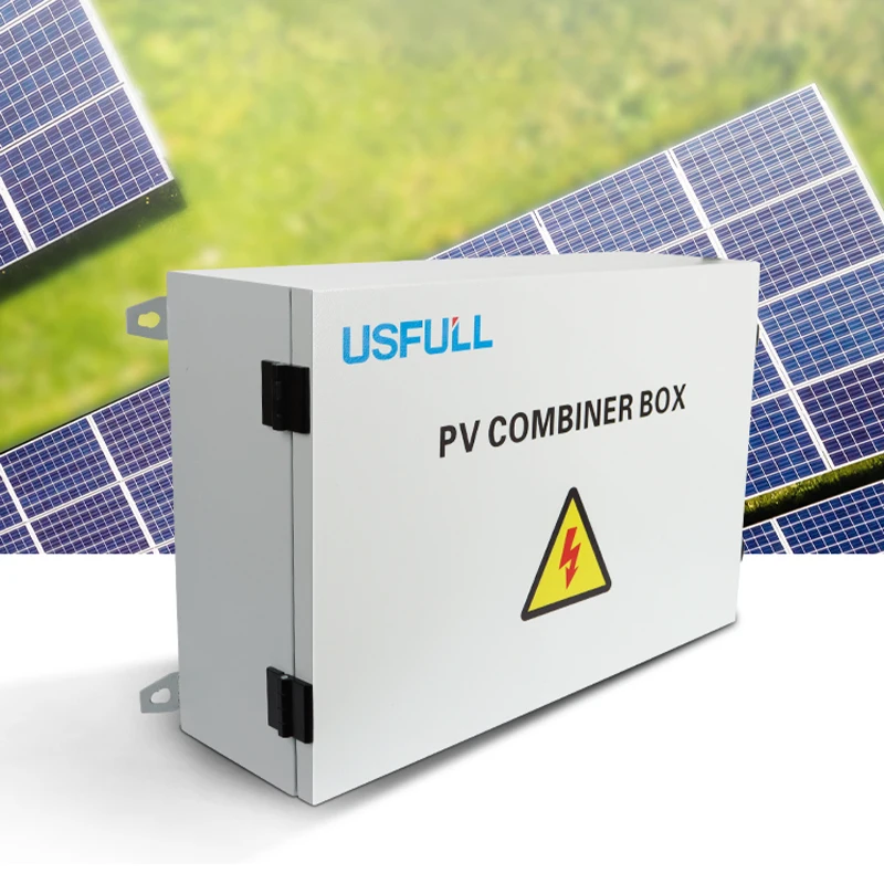 USFULL 1500V Solar Combiner Box 2 4 6 8 10 12 16 20 Strings Lock PV Combiner Box
