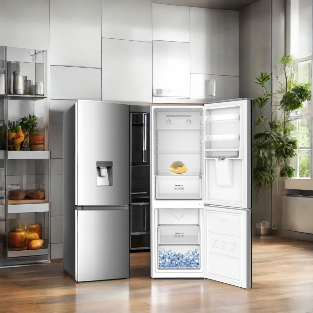 Large Capacity Refrigerator Double Door Domestic Refrigerator Fridge Freezer Double Door Refrigerator