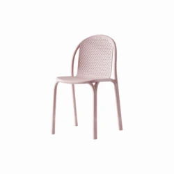 Wholesale Plastic Coffee Chairs Furniture Modern Wooden Legs Dinner Kitchen Dining Beech Wood Ring Back Pp Chair