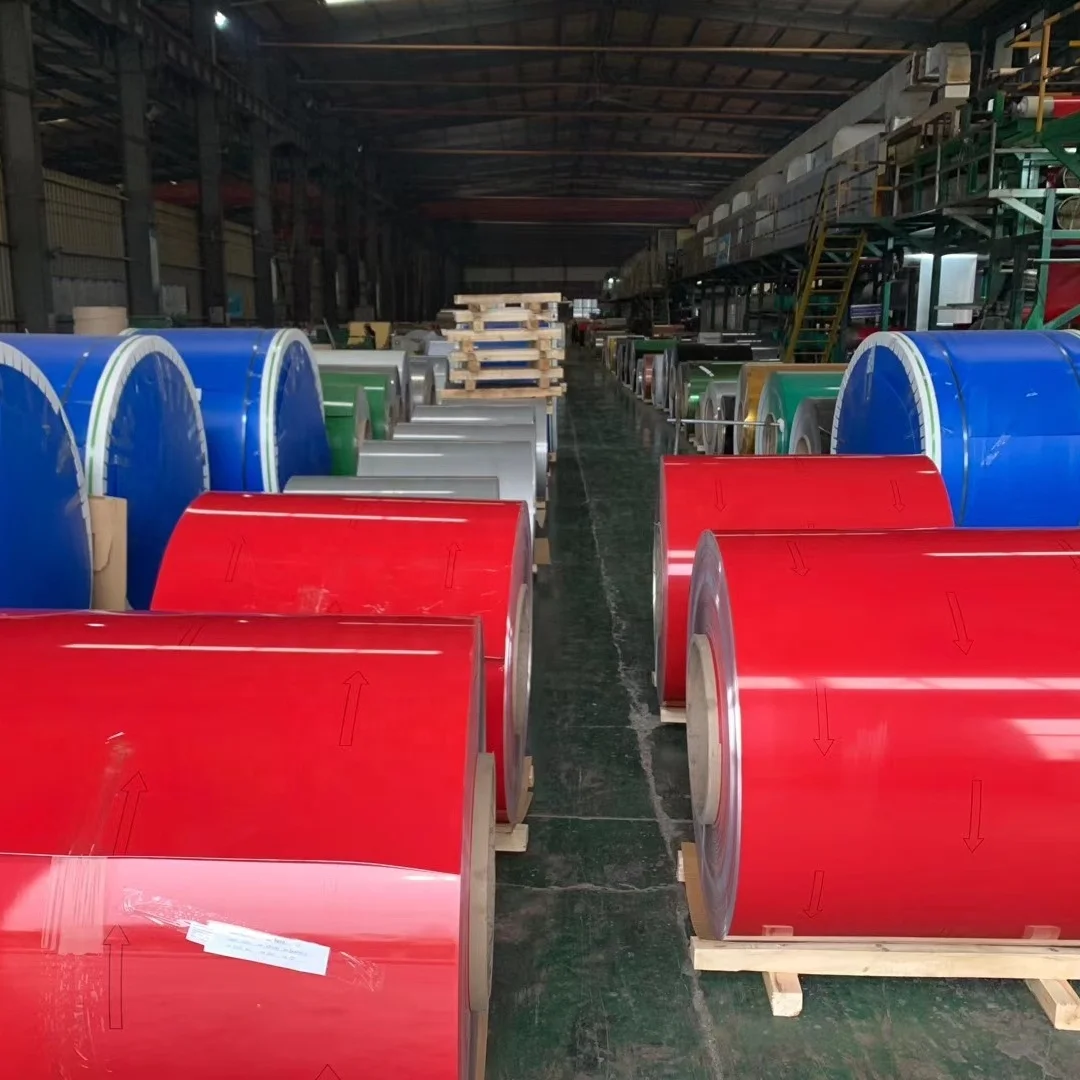 Цена по прейскуранту завода, оптовая продажа 1060 3003 3004 5052 PE Pvdf с полимерным покрытием лист из алюминиевой фольги рулон ленты