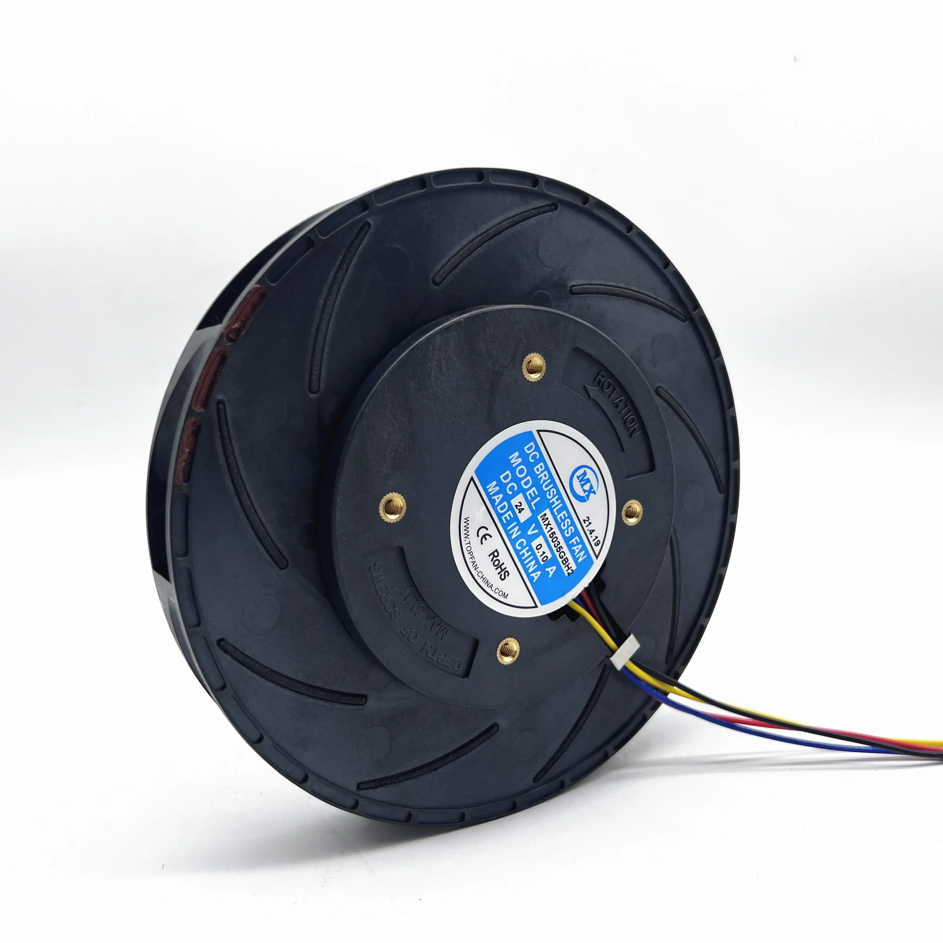 centrifugal fan back 150x35mm Waterproof Centrifugal Brushless Blower Fan dc 12v 24v