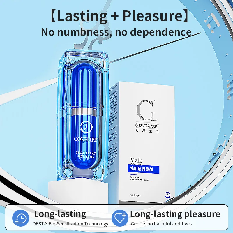 CokeLife Herbal Effective Male Delay Spray Restore Men Physical Fitness Long Lasting Penis Erection Time Couple Sex Delay Spray