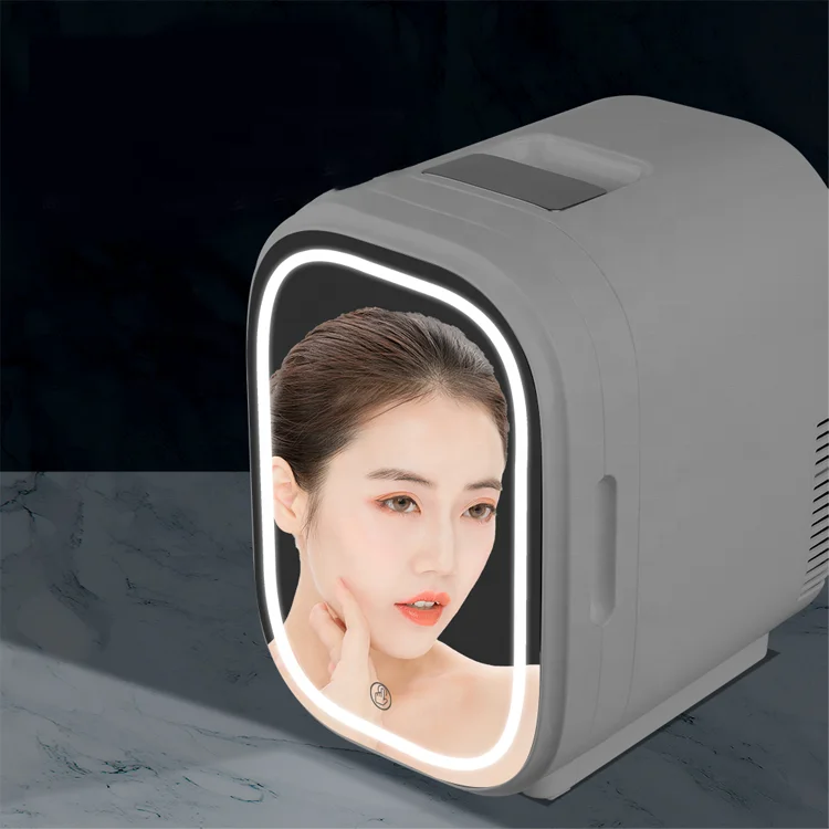 Electric Luxury 8L Makeup Skincare   Cosmetics Display Fridge Small Car Fridge