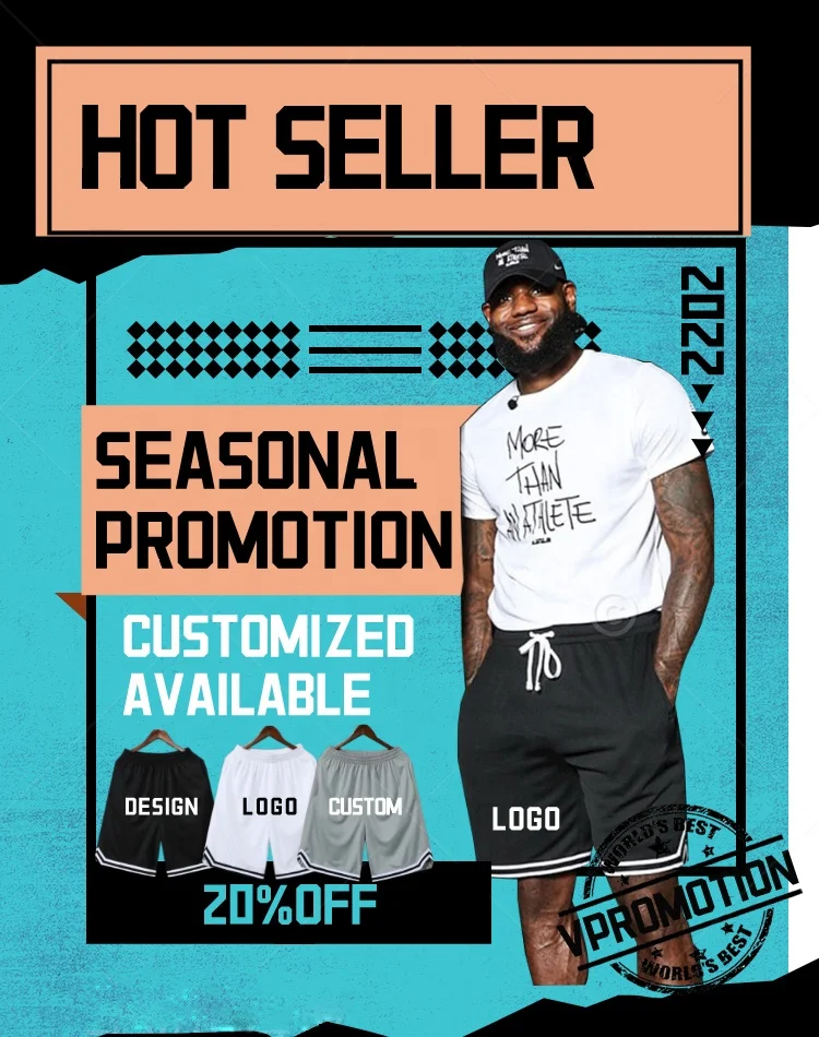 Wholesale Personalized Sublimation Basketball Shorts Latest Customized Loose Printing Soccer Wear
