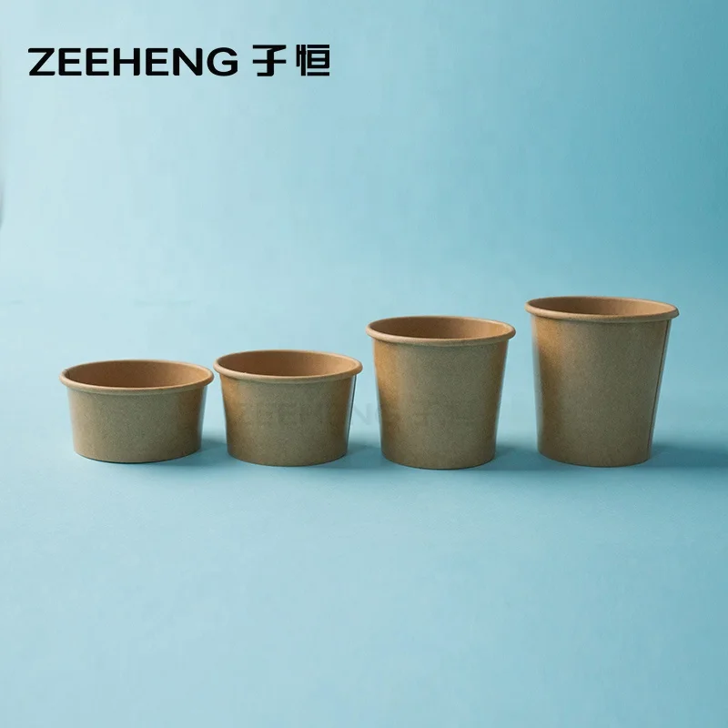 Wholesale Disposable 1.5oz 2oz 3oz 4oz Ice Cream Packaging Custom Paper Sauce Cup with Lid