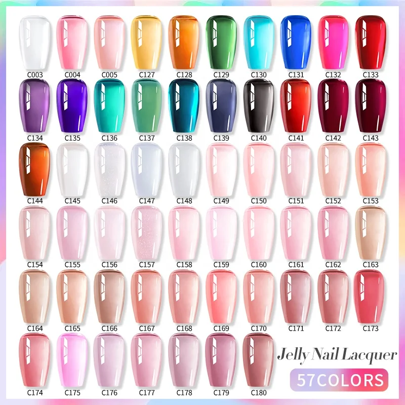 BORN PRETTY PRO Professional Jelly Nude Nail Lacquer Polish Color wholesale Custom Logo Air Drying Non Toxic Organic Nail Polish