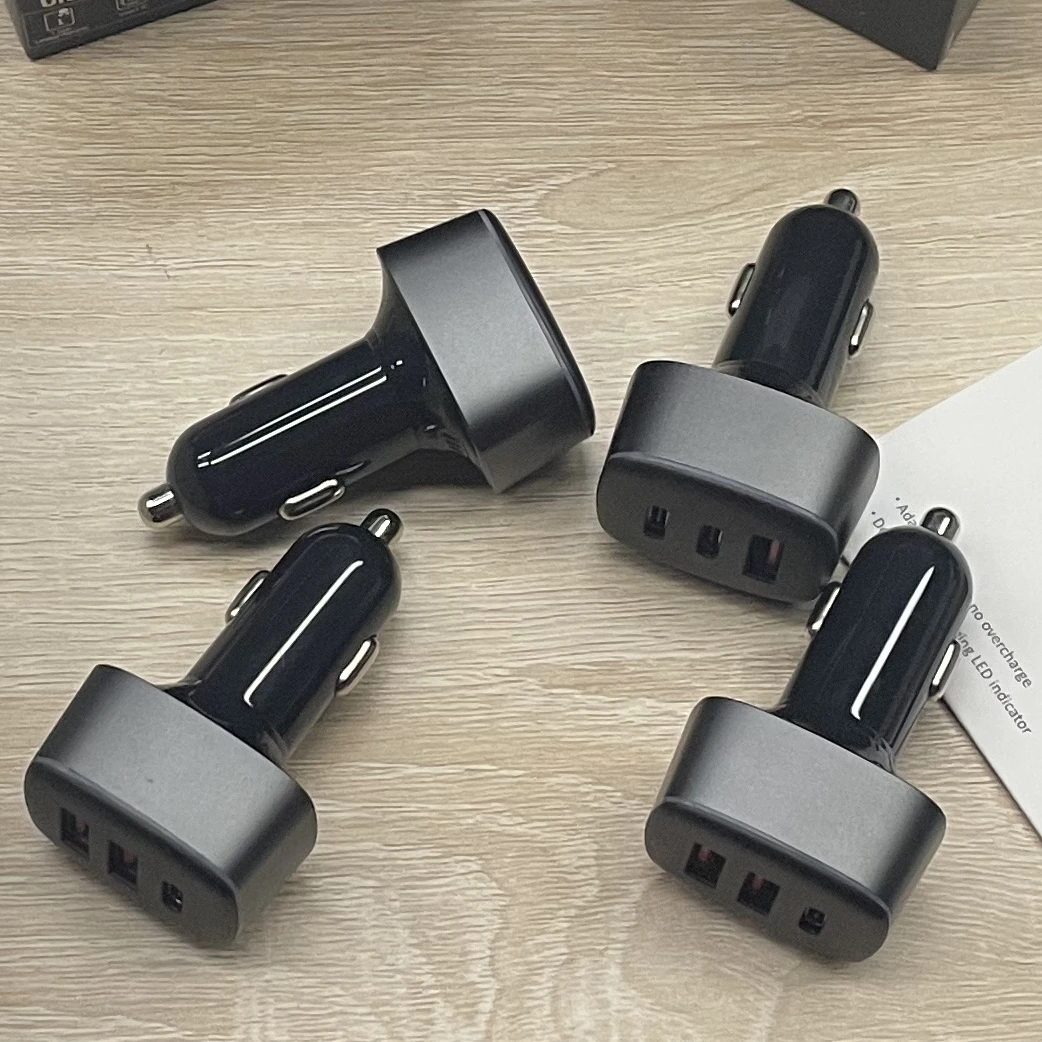 new arrival custom 3 usb dual type c 2 pd 20w pps car charger