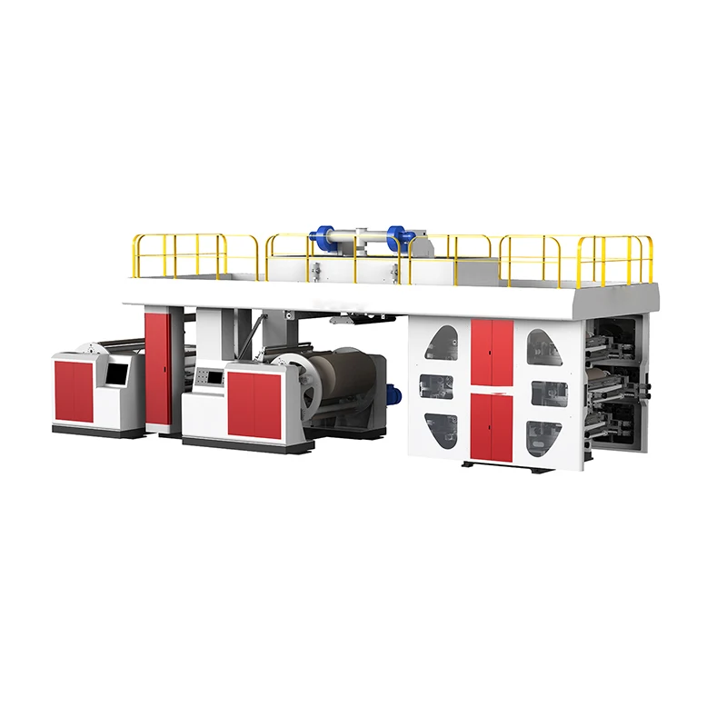 6 Colors Flexographic Flexo Printer Printing Machine For Non-woven Fabric Film Paper Plastic Bag