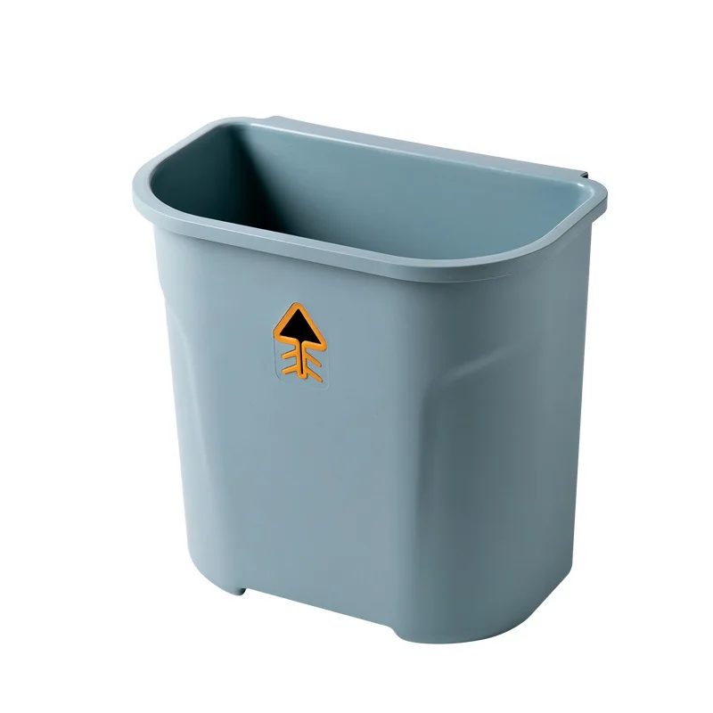 Multi-functional Plastic Household Hanging Garbage Can Vehicle Garbage Waste Bin Kitchen Cabinet Door Hanging Trash Can