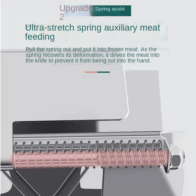 Mutton slicer mutton roll machine home cut frozen meat fat beef commercial manual cutting machine meat cutting machine