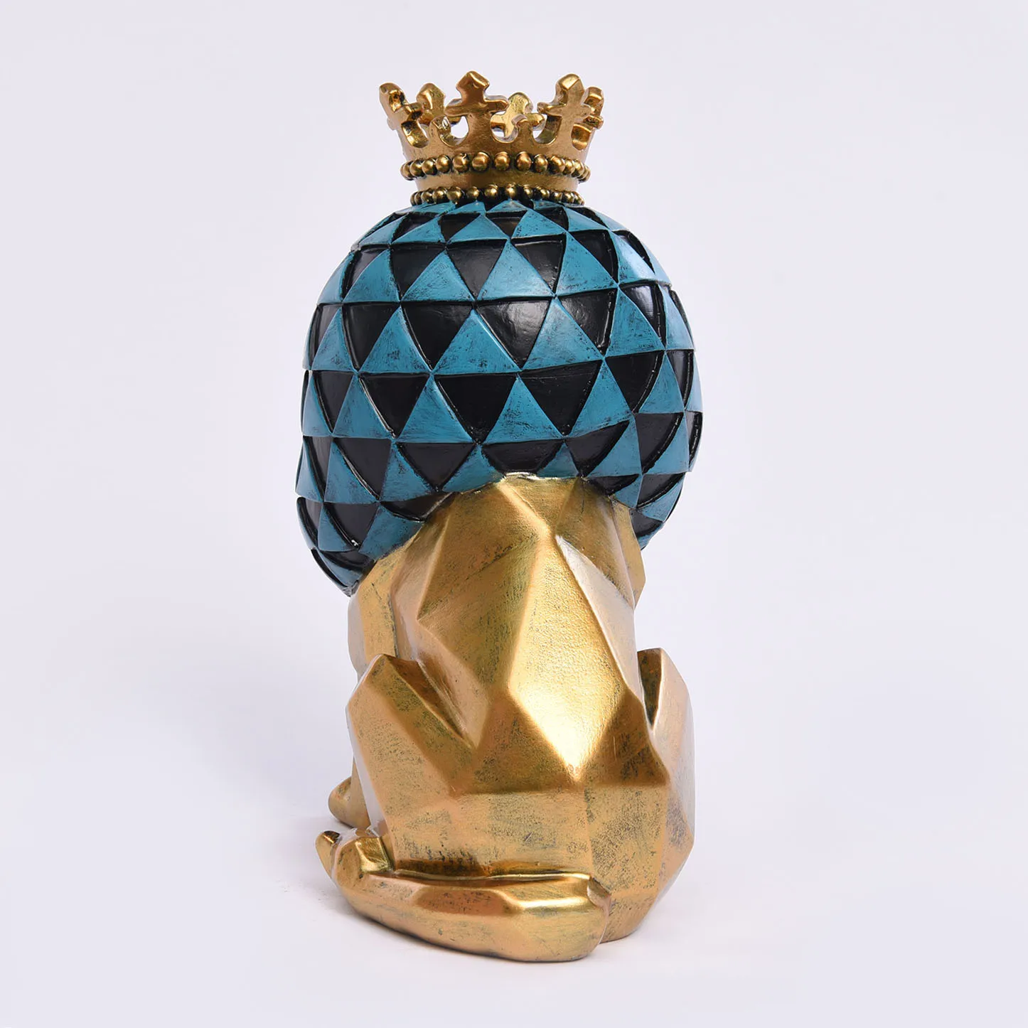 Modern Home Desktop Creative Resin Animal Statue Art Lion Crafts For Living Room Decoration