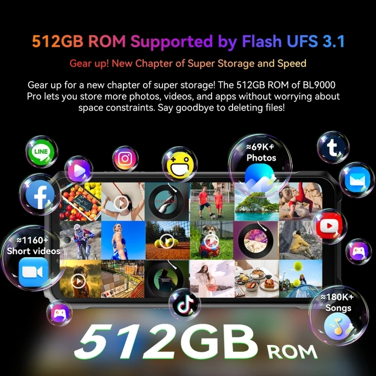 Explosive New Products IP68/IP69K/MIL-STD-810H Thermal Imaging Camera Blackview BL9000 Pro 5G Waterproof mobile phone