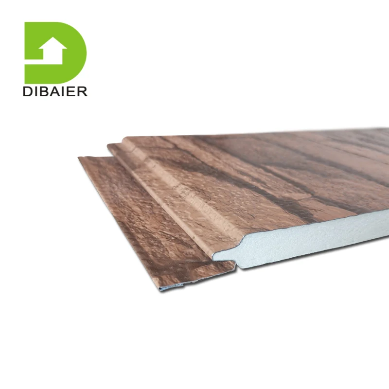 Metal Polyurethane Insulated Foam Board Decorative Exterior Wall Cladding PU sandwich Wall panel