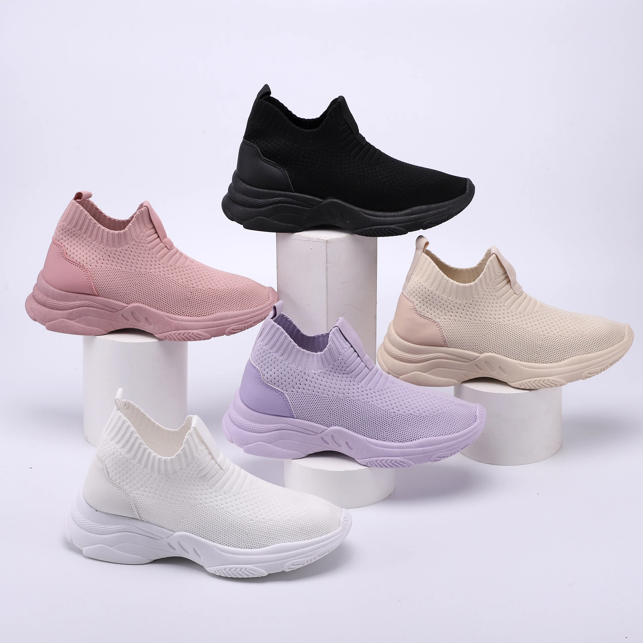 Light weight  women sport shoes ladies sneakers