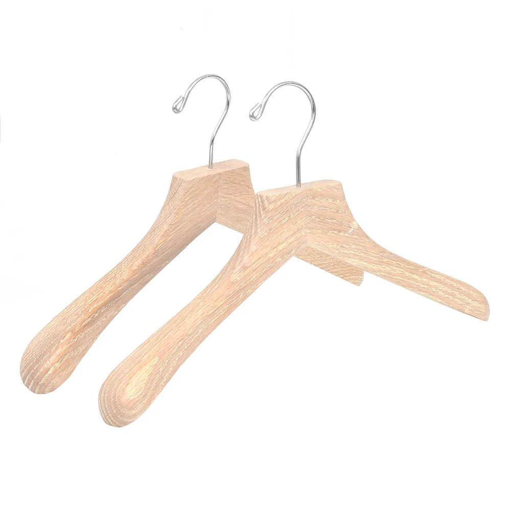 Hangers Manufacturer Customized Oak Women Wood Clothes Coat Hanger Rack Designs Personalized Hanger