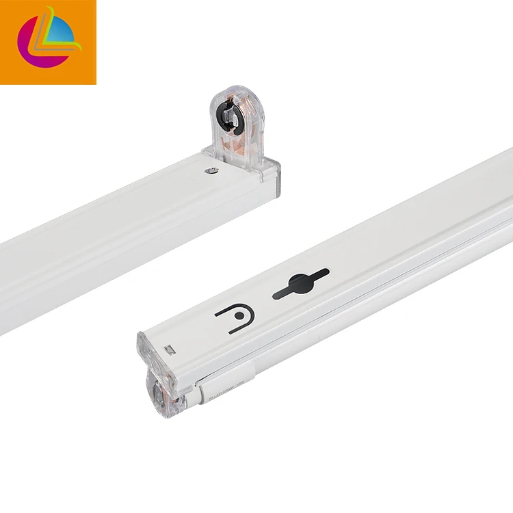 Hot Sale Led Batten Lamp Holder Hanging Ceiling Mounted Aluminum T8 Led Tube Light Bracket Fitting