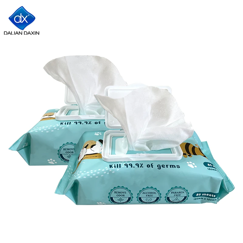 OEM Pet Cleaning Product Pet Ear Wipes Prevent Ear Mites And Clean Ears For Cats And Dogs