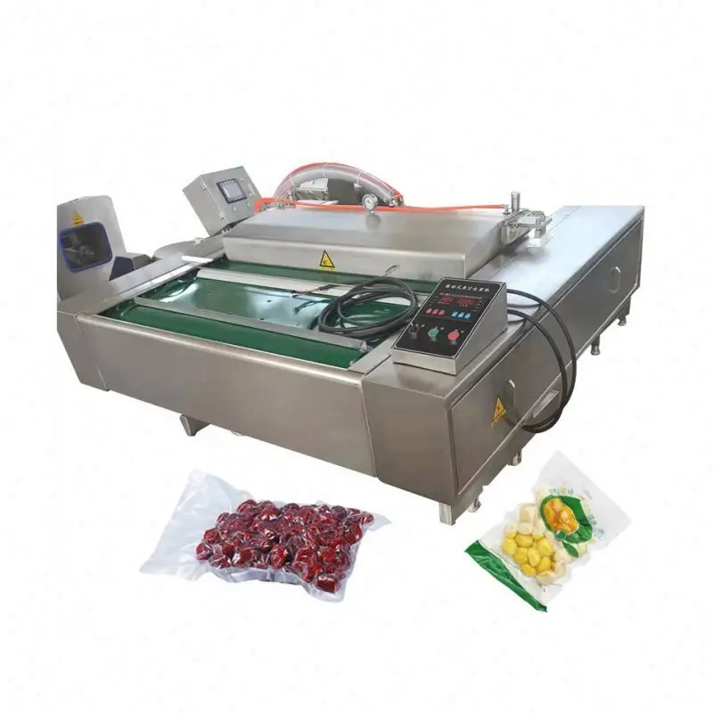 Professional electric vacuum sealing machine onigiri marinated eggs meat skin vertical vacuum packaging machine