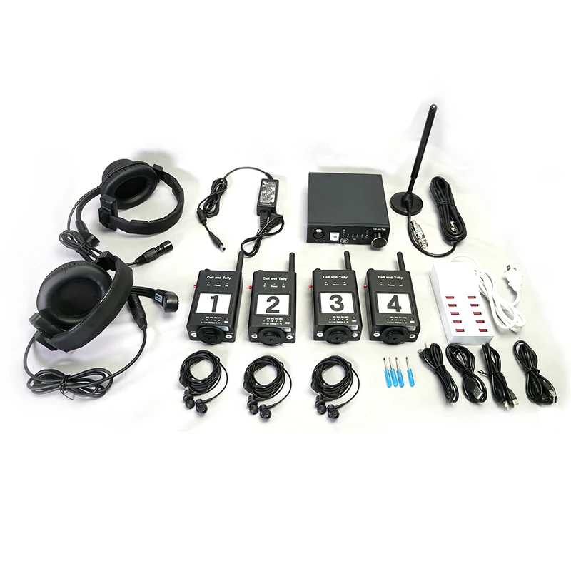 Factory Wholesale Multifunctional Wireless Walkie-Talkie 4 Way for Camera Company and Director