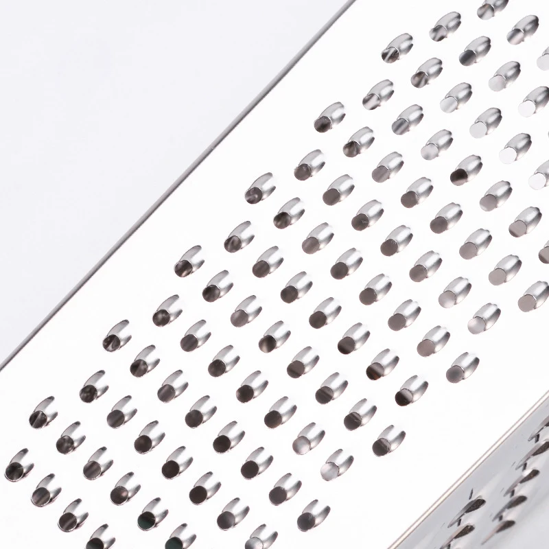 Hot Sale C182 9 inch Flat Plastic Handle Stainless Steel Four Sides Planer Peel Cutter Kitchen Fruit Ginger Garlic Grater