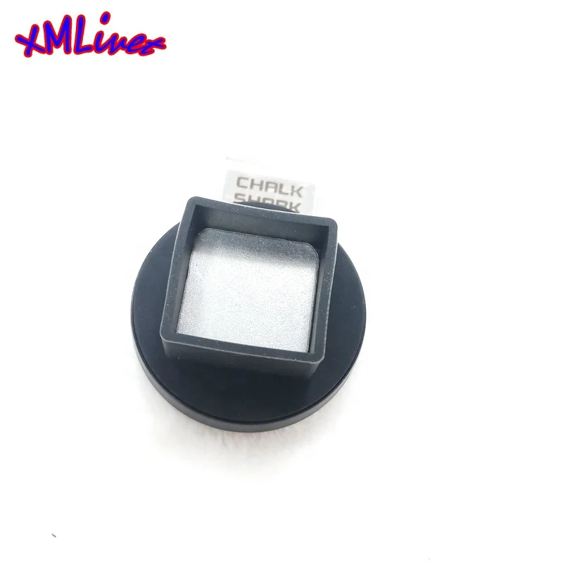 xmlivet latest Kamui design Billiards Pool cue chalk holders black magnetic portable clip-on chalk cases can customize logo