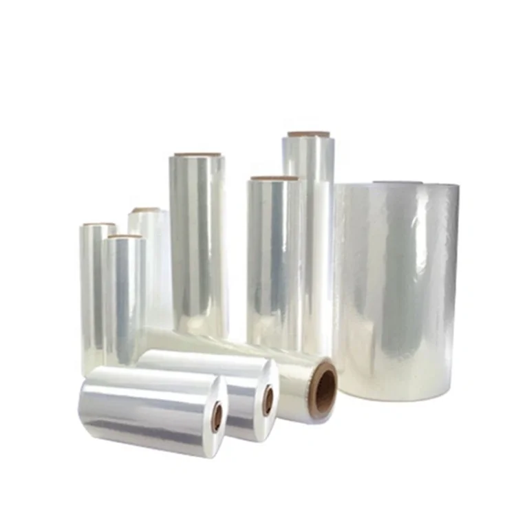 Single wound cross-linked pof heat shrink plastic film roll