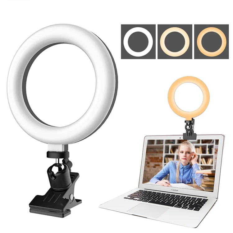 Круглый 6-дюймовый проводной заполняющий свет с зажимом регулировкой температуры цвета