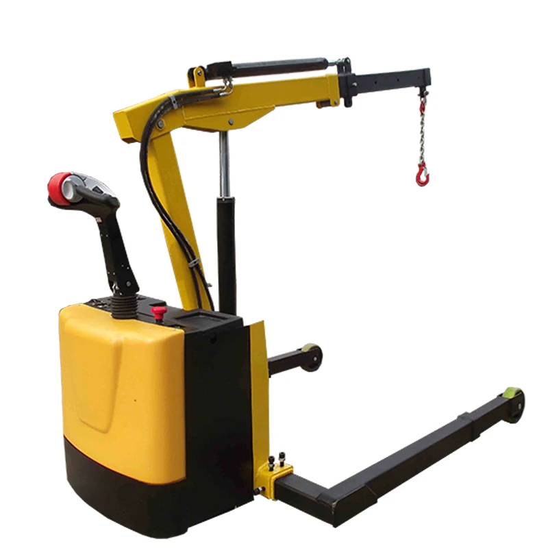 Mini electric winch 12000lbs crane lift hydraulic hoist mini jib crane used for pick up truck