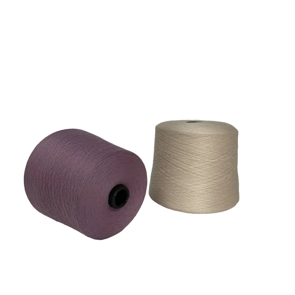 Melange Yarn 86% Viscose 14%Nylon Spun Yarn for Blanket and Clothing