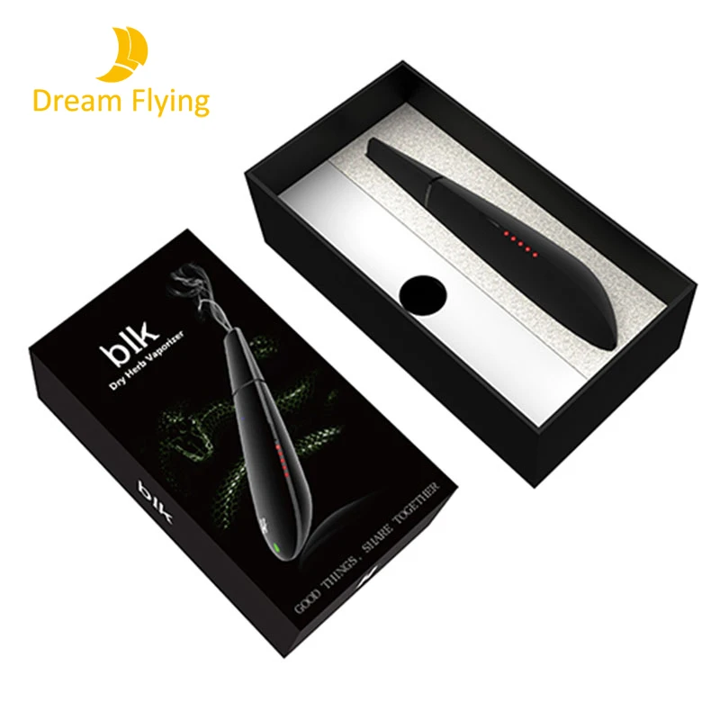 
Factory wholesale Black Mamba 1600mah temperature control ceramic heating chamber dry herb vaporizer mod 