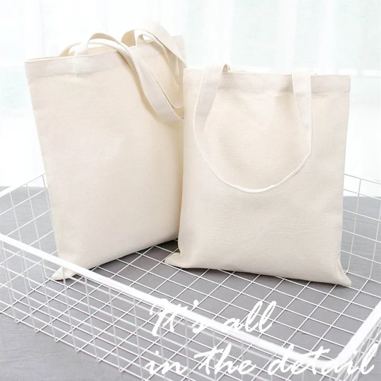 Custom Brand new with logo blank thick canvas tote bag,cotton shopping bag
