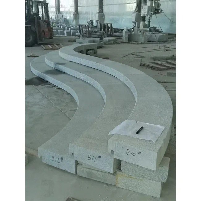 Chinese Grey Side Road Edging Stone Granite Kerb Stone Granite Kerbstone New Granite Roadside Stone