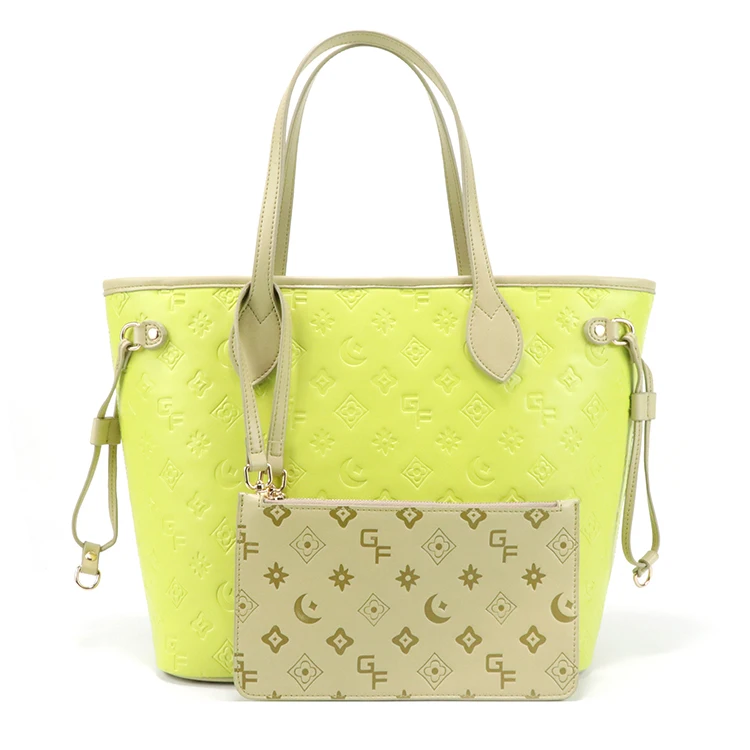 Custom Logo Luxury Design Fashion PU Leather handle Tote Bags Ladies Shoulder Bag Women Handbags Women Tote Bag