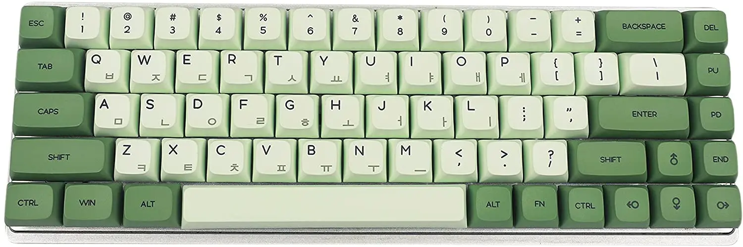 Клавиатура Dye Sub PBT похожа на XDA Japanese Korean Russian for MX Split Keyboard 104 87