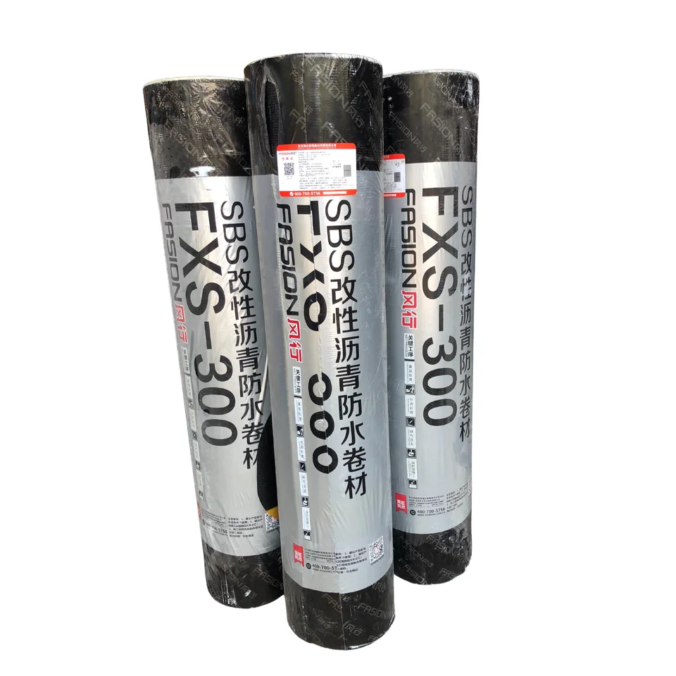 Competitive Price FENGXING 300 SBS Modified Bitumen Waterproofing Coiled Material Waterproof Membrane