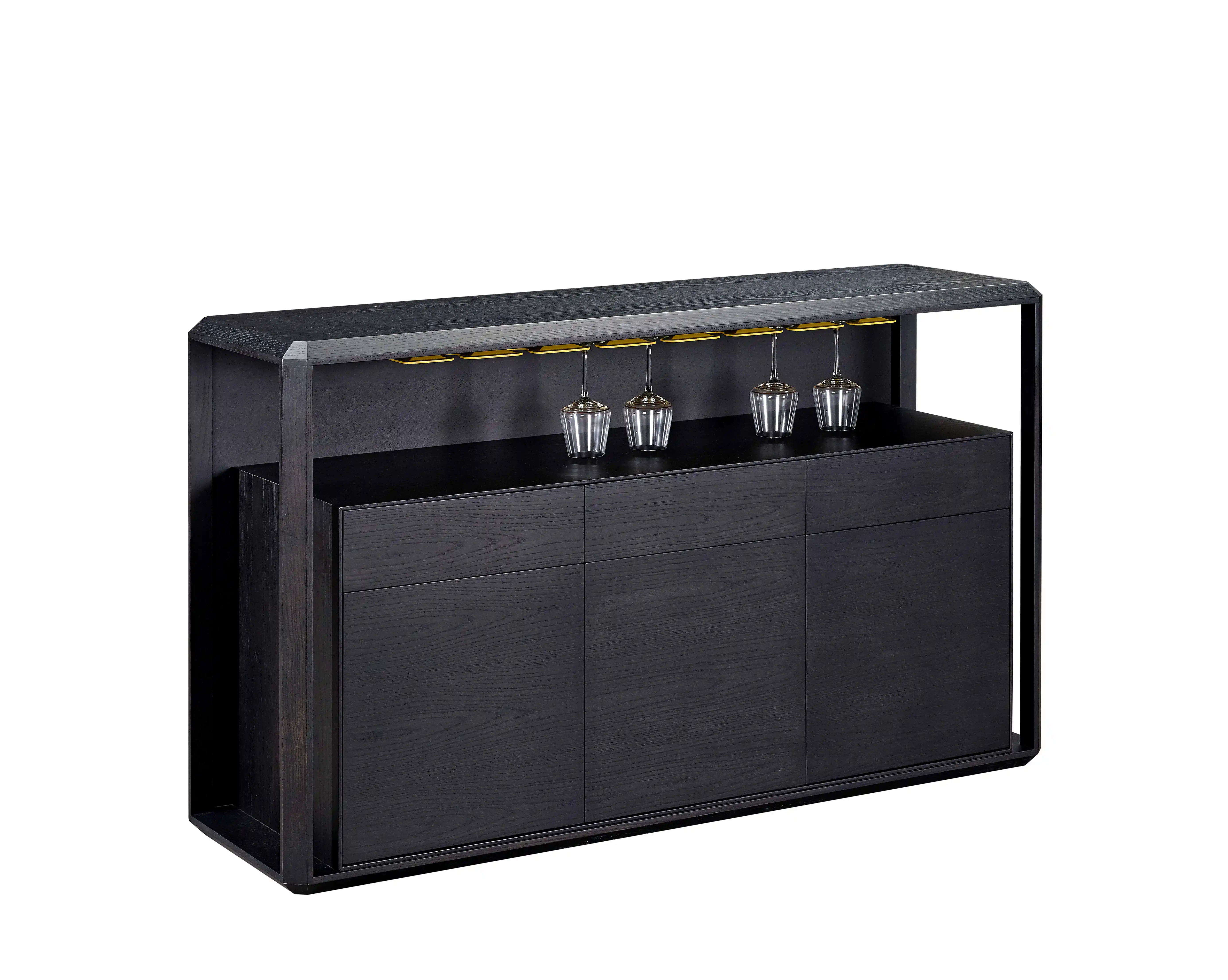 Modern Home furniture for Dining room catering equipment buffet cabinet veneered MDF/ wooden sideboard