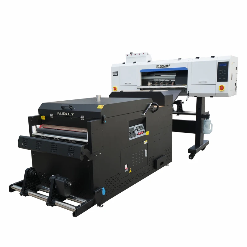 Audley 4 head  digital printer dtf  t shirt printing machine 60cm eps i3200 dtf printer supplier