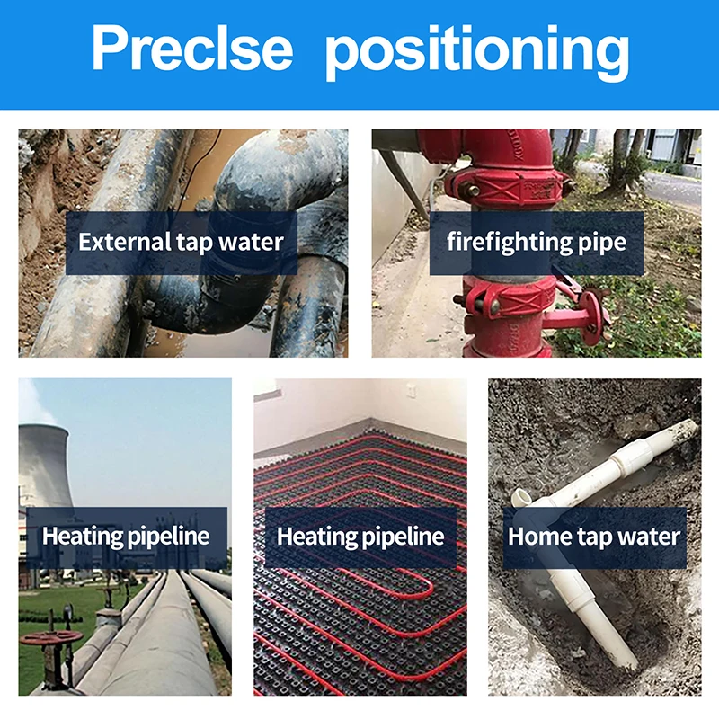 PQWT-L4000 Plumbing Tools Pipes Leak Inspection Listening Equipment Underground Leak Detector Water