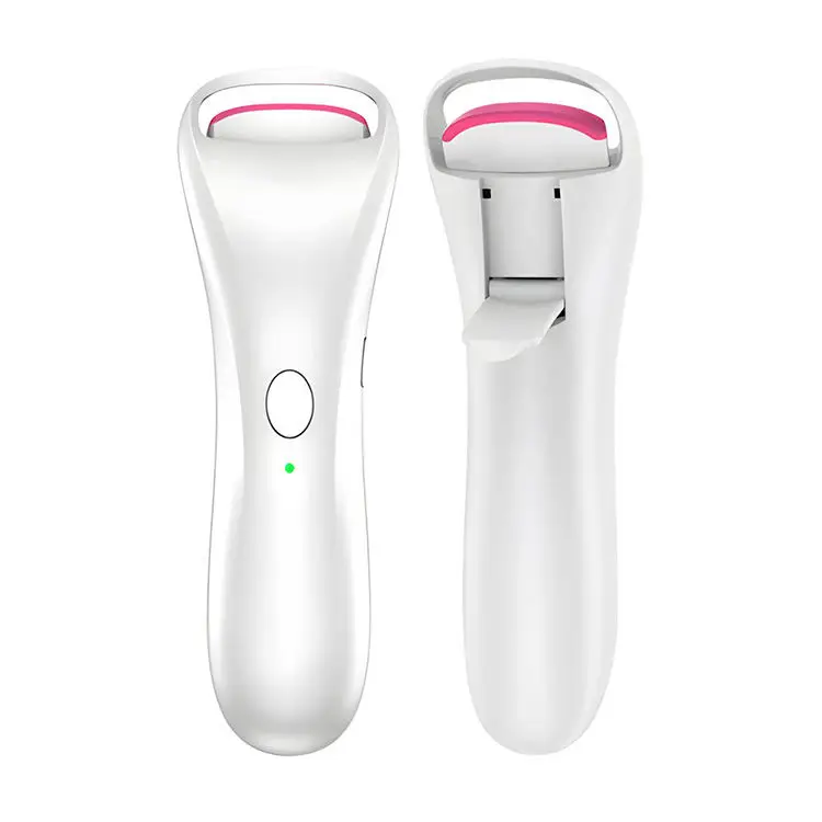 Electric Heated Eyelash USB Charge Curler Tweezer Silicone Heating Eyelash Curler Long-Lasting Lifting Eyelashes