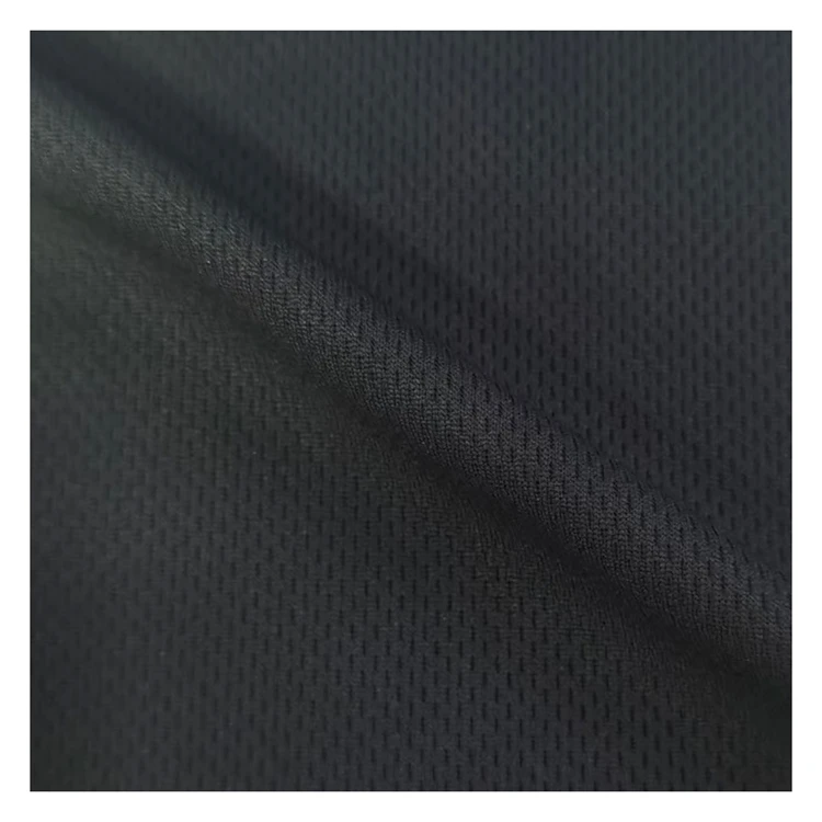 Good quality quick drying coolmax bird eye mesh fabric for golf gym shirt
