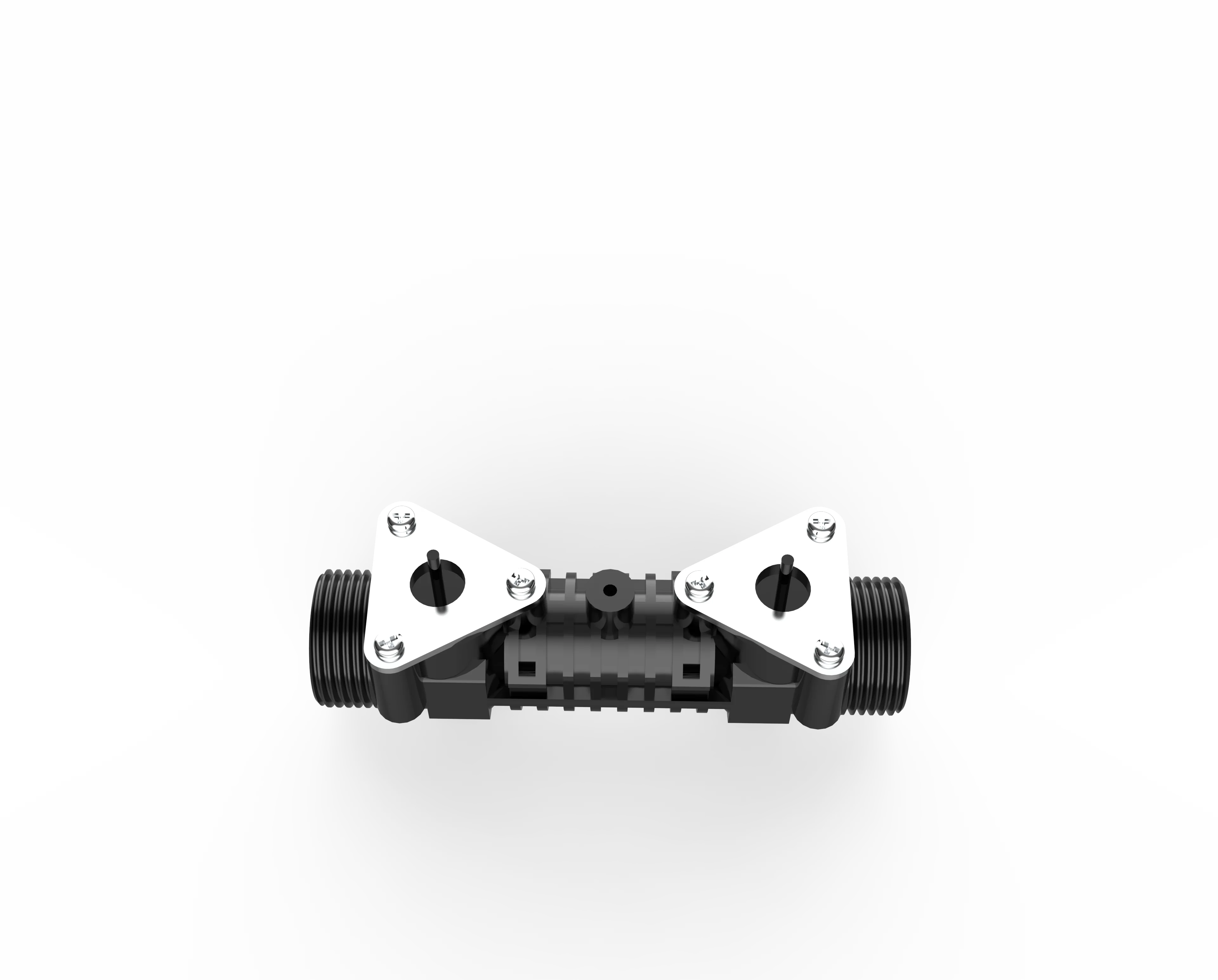 Ultrasonic plastic pipe ultrasound transducer ultrasonic flow sensor for water flow meter