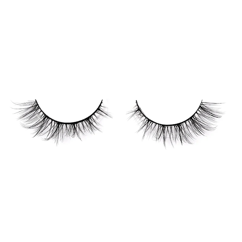 Whole Sale 1 Pair Nano Mink Eyelashes Accept Custom Faux Mink Lashes Natural Dramatic Volume Eyelashes Extension False Eyelashes