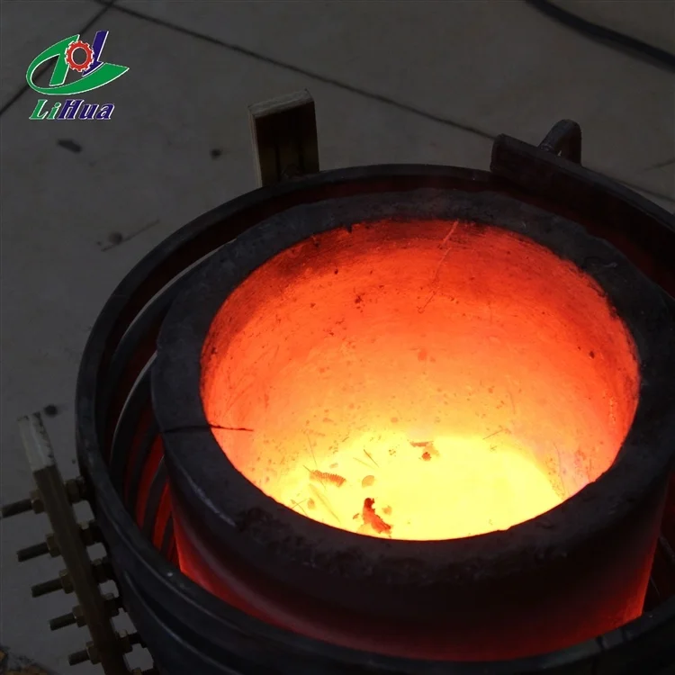 Induction aluminium melt furnace medium frequency furnace melt stainless steel