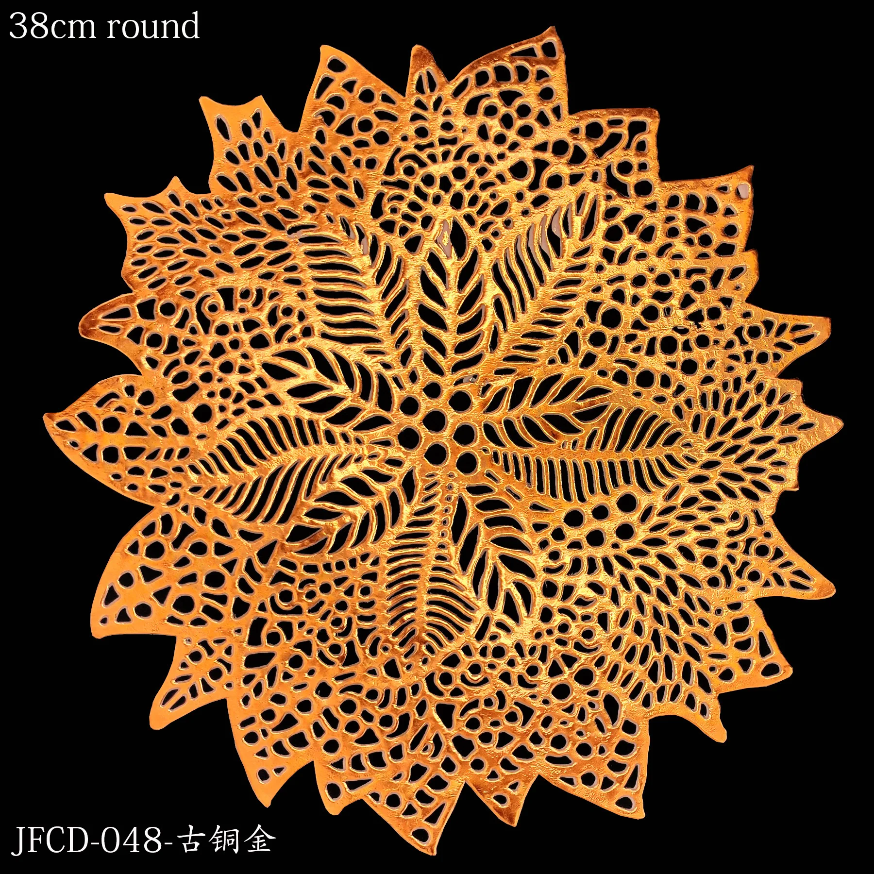 Dinning Table Placemat, Hollow Flower Table Mat Cup Plate Pad Coaster Anti-Skid