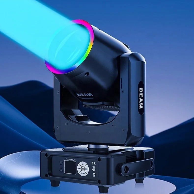 Mini Led 230w Beam Aperture Moving Head Light 30 Imported Led Bulb Beam Led Ring 230 With Rainbow Atomization Effect